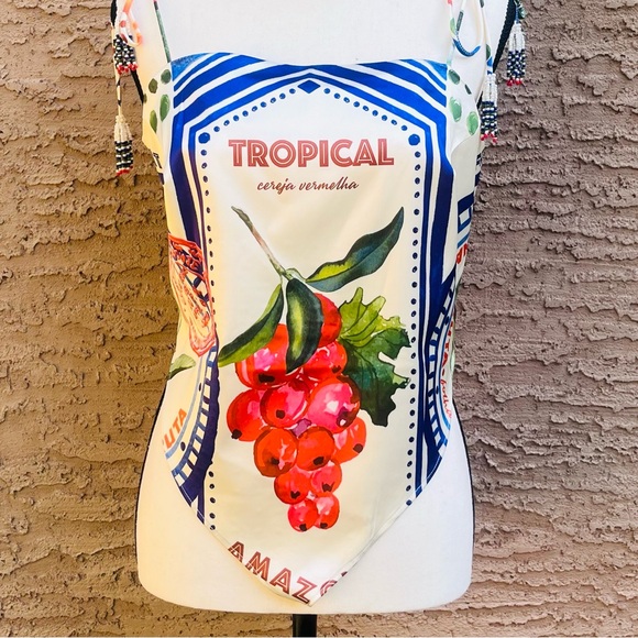 Rachel Zoe Tropical crop top - Picture 1 of 11